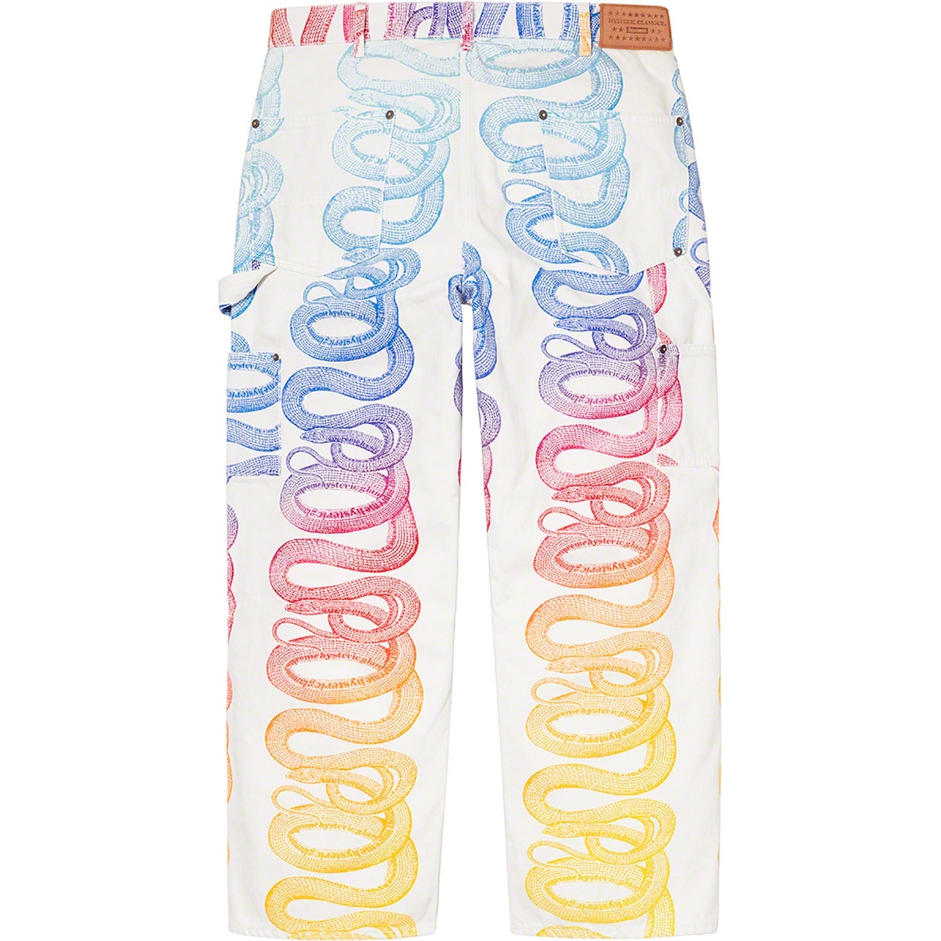 Supreme®/HYSTERIC GLAMOUR Snake Double Knee Denim Painter Pant view 9
